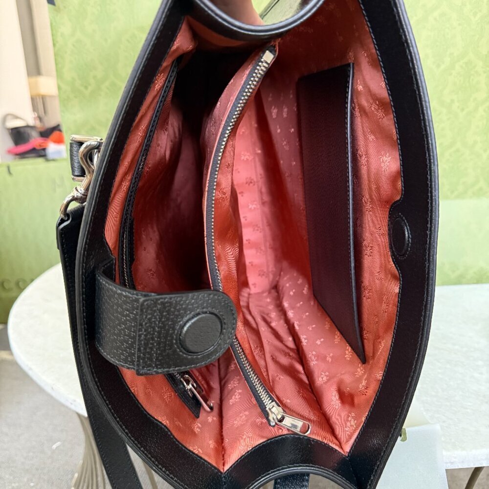 Gucci 752586 Unisex Interlocking Medium Jacquard GG Tote Bag - Picture 6 of 16